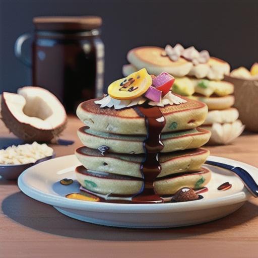 Coconut Buckwheat Pancakes