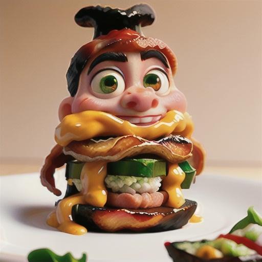 Grilled Bacon Sushi Roll