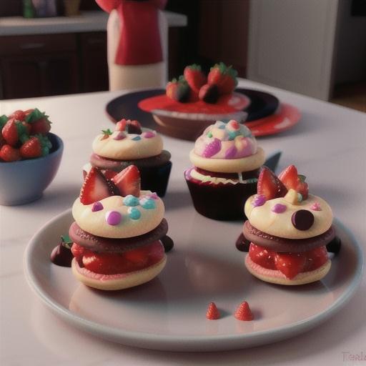 Strawberry Cookie Whoopie Pies