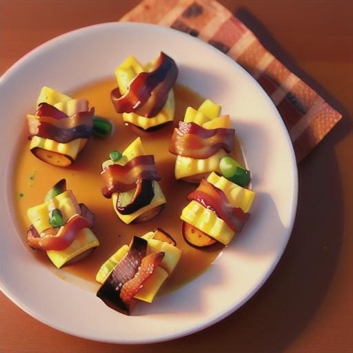 Bacon Wrapped Sweet Potato Bites
