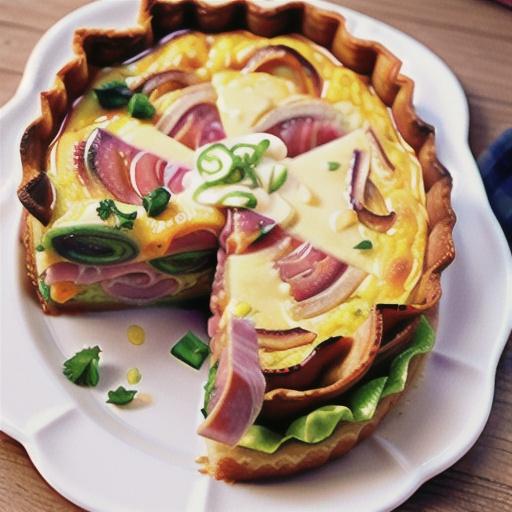 Ham and Cheddar Torta