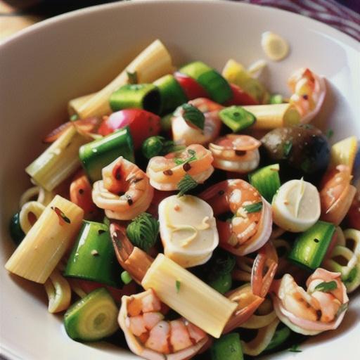 Shrimp Pasta Salad with Fresh Dill