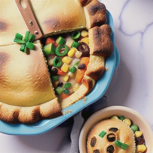 Dutch Oven Southwestern Chicken Pot Pie