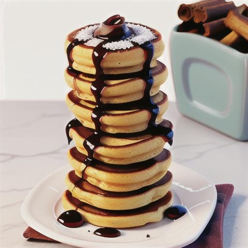 Cinnamon Roll Pancake Stacks