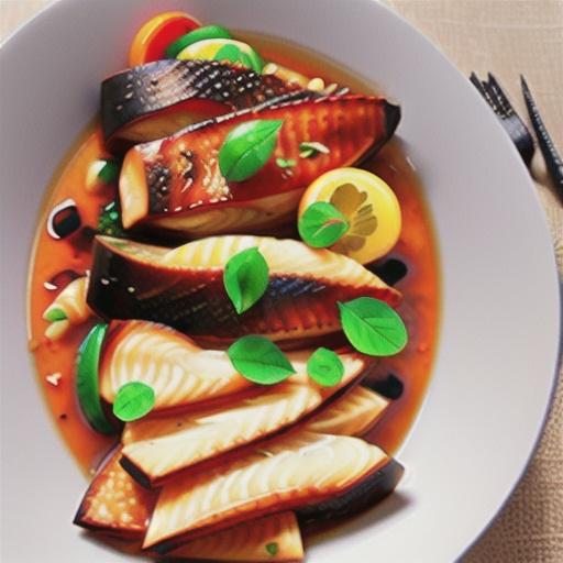 Pacific Black Cod Escabeche