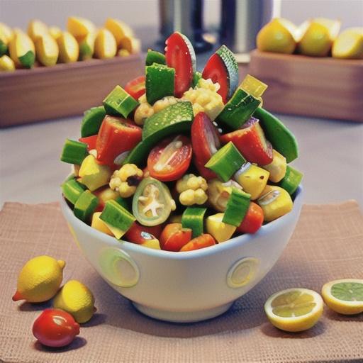 Marinated Lemon-Tarragon Cauliflower Salad