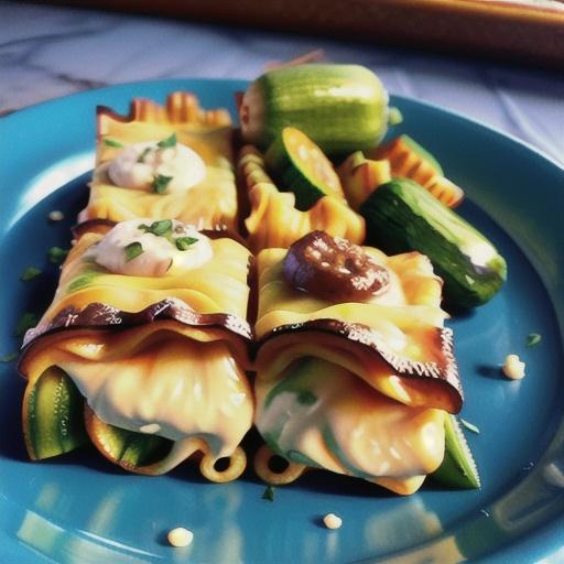 Zucchini Lasagna Rolls