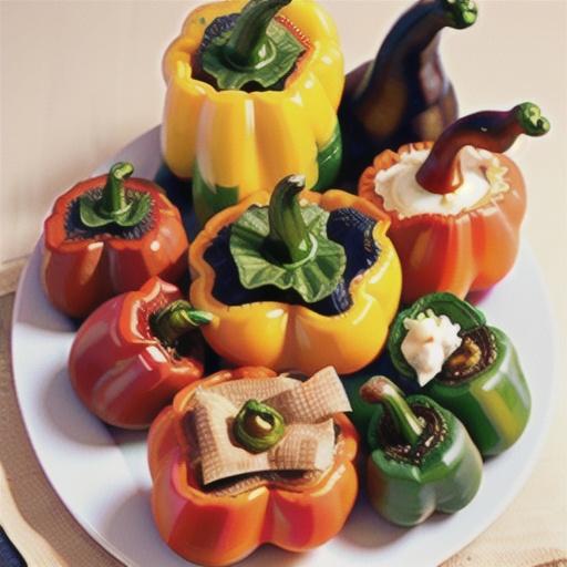 Roasted Stuffed Peppers