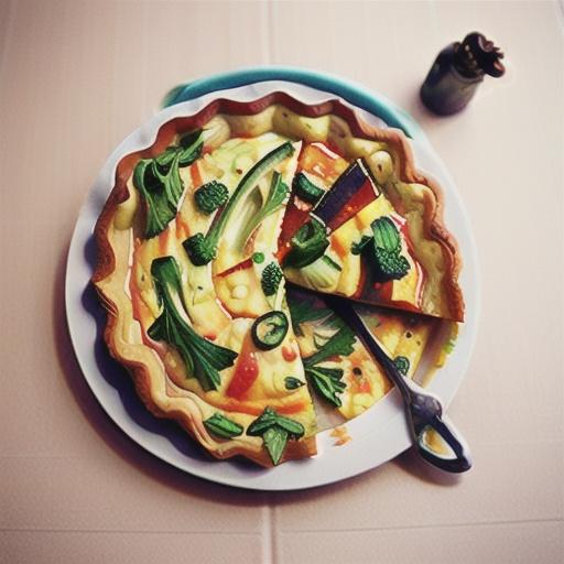 Healthy vegetarian quiche recipe