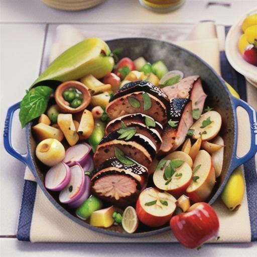 Pork Tenderloin with Apples and Onions