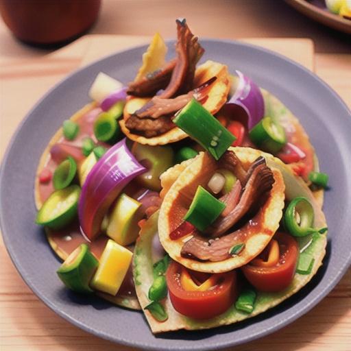 Tostadas de Salpicon (Shredded Beef)