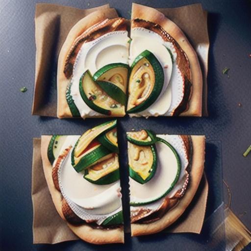 17-minute zucchini and ricotta pizza recipe