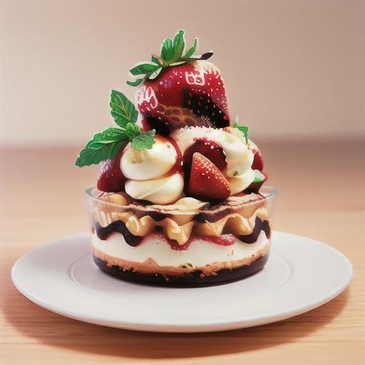 Quick strawberry tiramisu