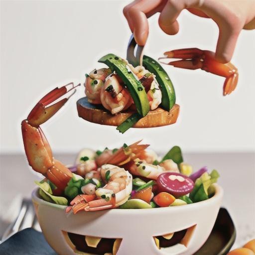 Shrimp Claws Salad