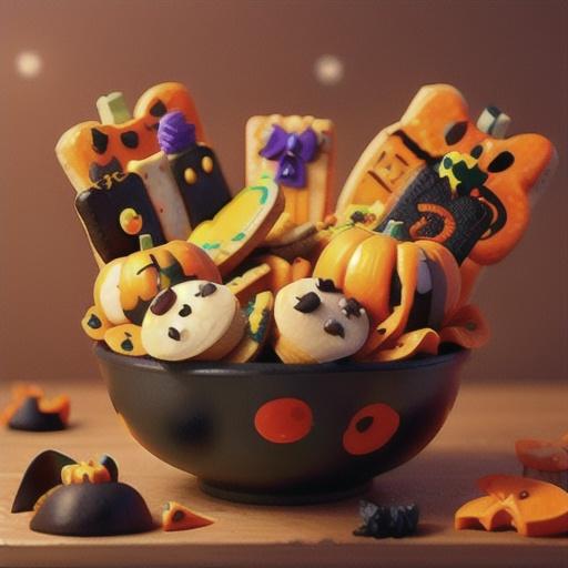 Halloween Shortbread Poppy Seed Cookie Fingers