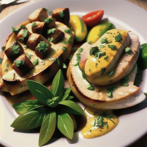 Broiled Herb Butter Chicken