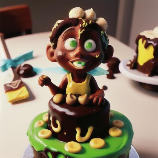 Chocolate Stout Cake with Caramel Frosting