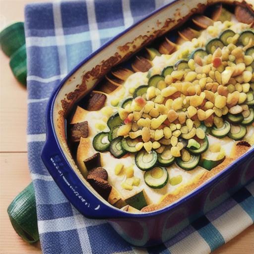 Summer Squash Casserole with Nuts