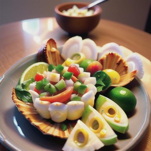 Scallop Ceviche (Kinilaw na Scallops)