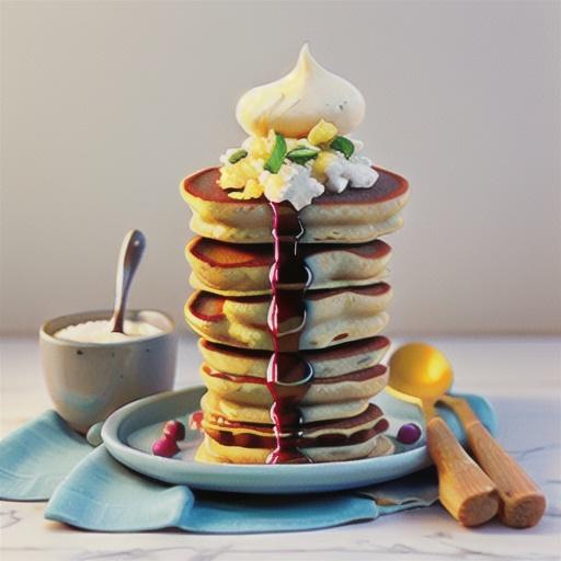 Gluten-free buckwheat and ricotta pancakes