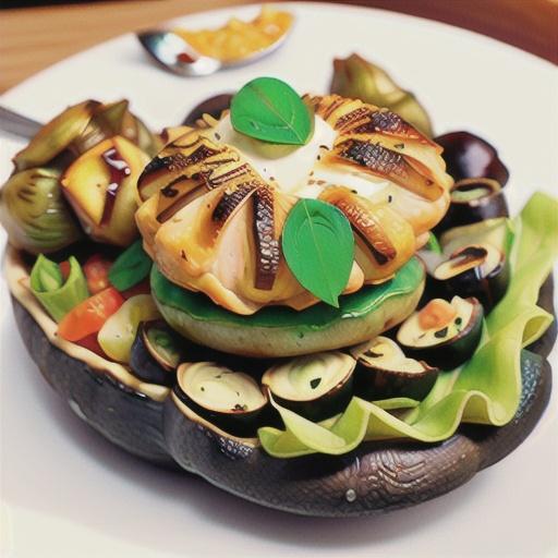 Chicken, Artichoke, and Spinach-Stuffed Portobellos