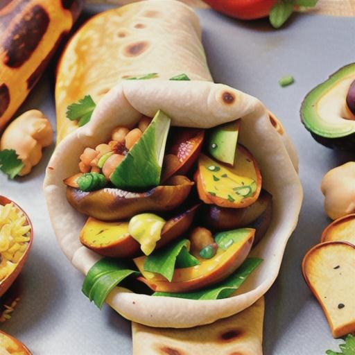 Vegetarian Sheet Pan Burritos