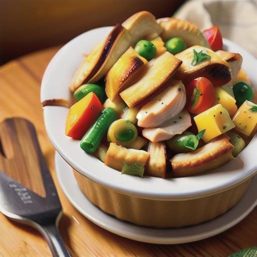 Slow-Cooker Chicken and Stuffing Pot Pie