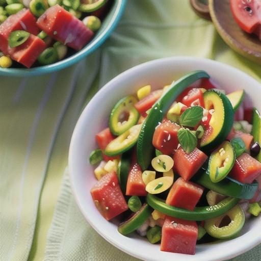 Warm Watermelon Salad