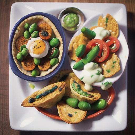 Baked chickpea and edamame felafels