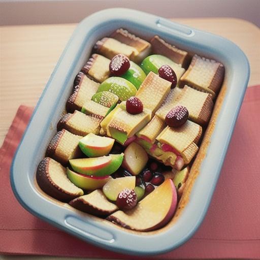 Apple and pear crumble