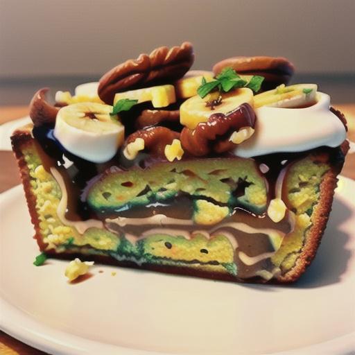 Banana Walnut Cornbread