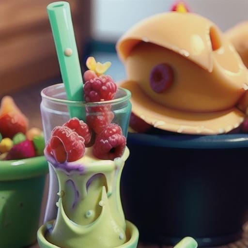 Raspberry, agave & vanilla frozen yoghurt