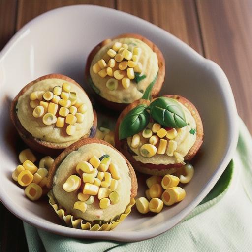 Basil Corn Muffins