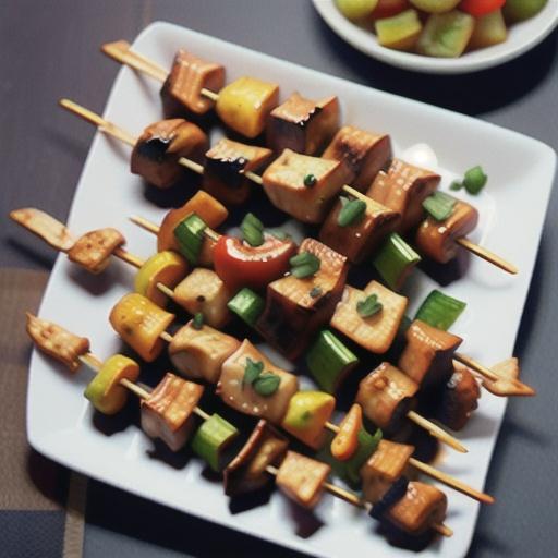 Yummy Honey Chicken Kabobs