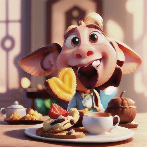 Hazelnut and strawberry stars