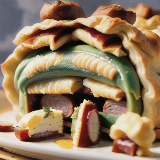 Herbed Brie in Puff Pastry