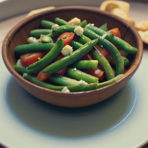 Good old French bean salad