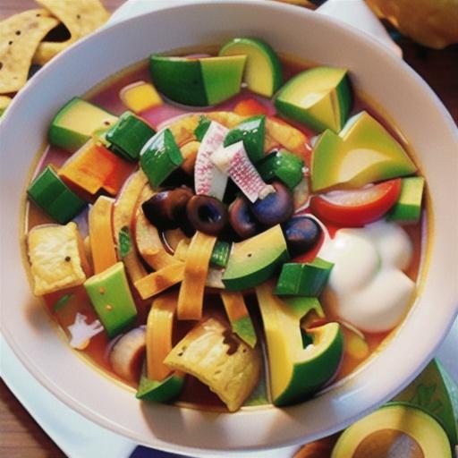 Sopa de Tortilla (Mexican Tortilla Soup)