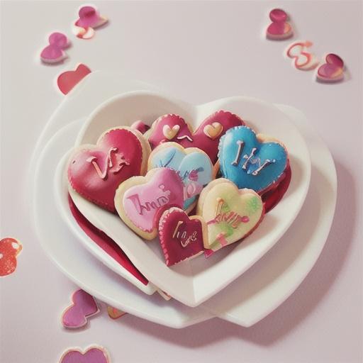 Dipped Heart Sugar Cookies