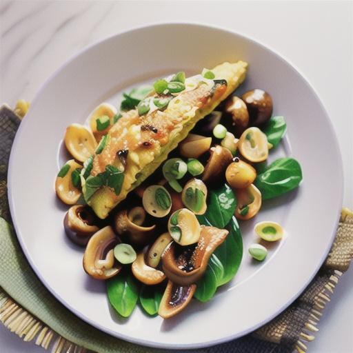 Asian vegetable omelette