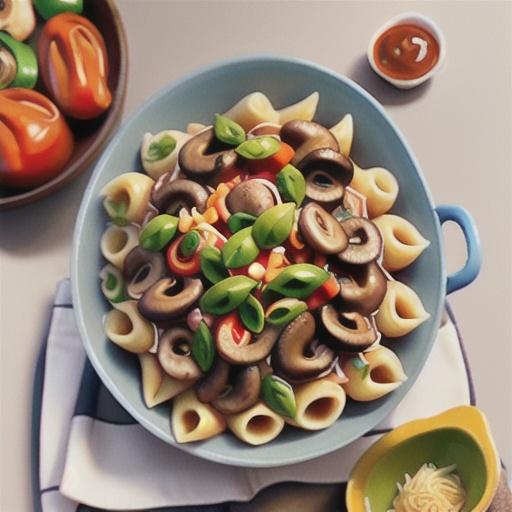 Vegetarian Pasta Sauce with Mushrooms