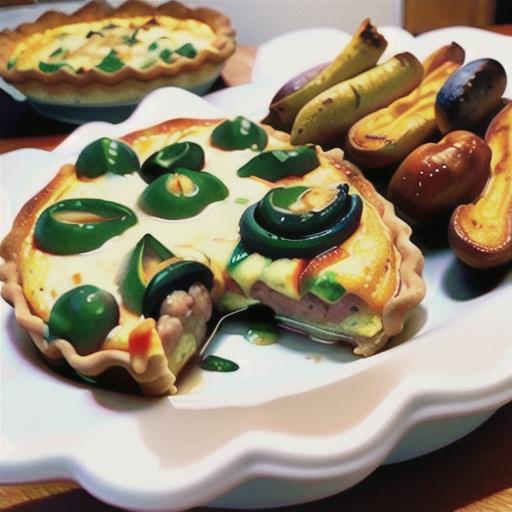Sausage Mushroom Quiche