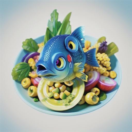 Blue-eye travalla with parsley and corn salad