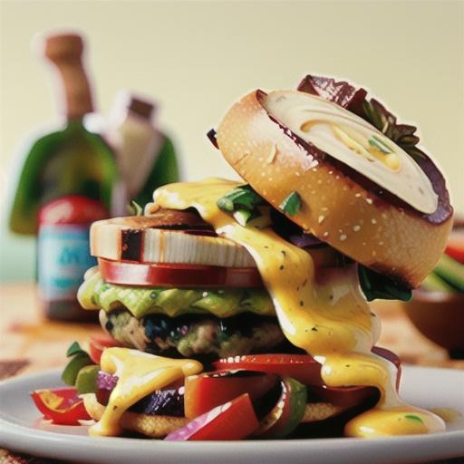 Garlic and Mustard Burgers