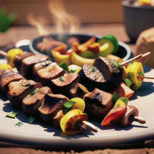 Moroccan beef kebabs