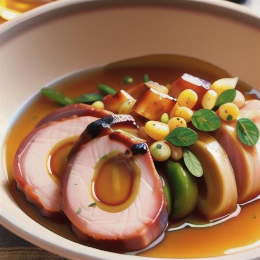 Slow-Cooked Honey-Glazed Ham