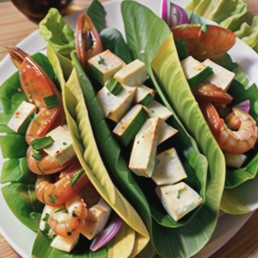 Shrimp Lettuce Wraps