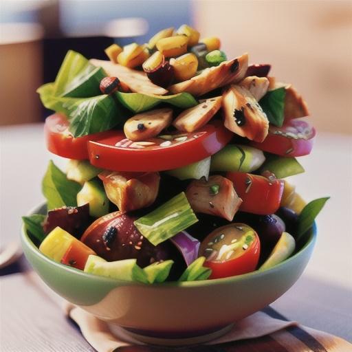 Chicken and Sun-Dried Tomato Salad