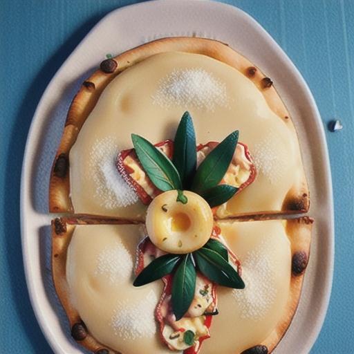 Potato, rosemary and parmesan pizza