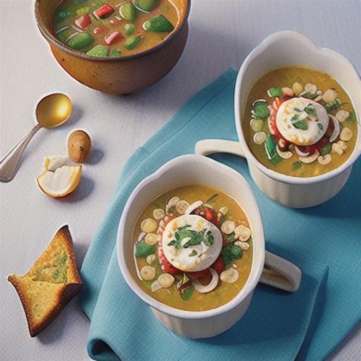 Curried lentil and coconut soup